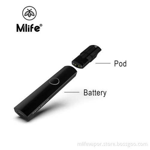 Disposable Vape Pod Electronic Cigarettes 500 Puffs 350mAh Rechargeable Battery Nic-salt CBD DIY Refillable